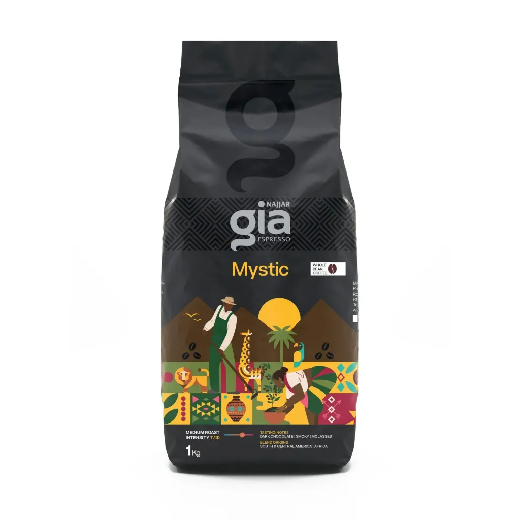 Gia Mystic Beans 80% Arabica 20% Robusta